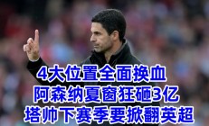 九游娱乐登录入口-关于阿森纳跌至英超中游，主帅面临下课危机的信息