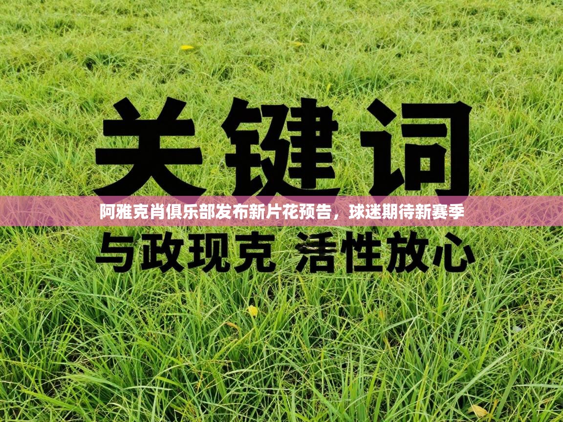 阿雅克肖俱乐部发布新片花预告，球迷期待新赛季  第1张